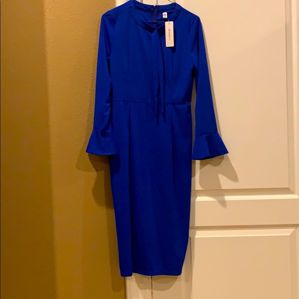Blue dress!